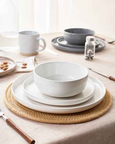 Milkyway 16 Piece Dinnerware Set with Mugs (Multicolor / Service for 4 (Include Mugs))