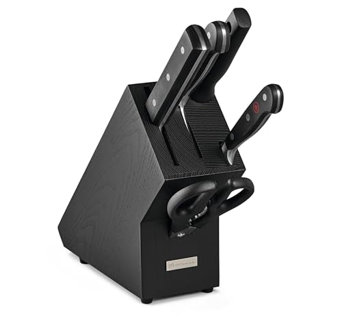 Classic 6 Piece Asian Knife Block Set (6 Count)