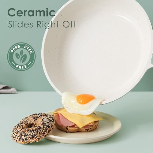Nonstick Ceramic Cookware Set Large 13