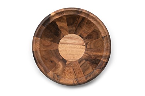 Ironwood Acacia Wood Salad Bowl (12" Large Salinas Salad Bowl)