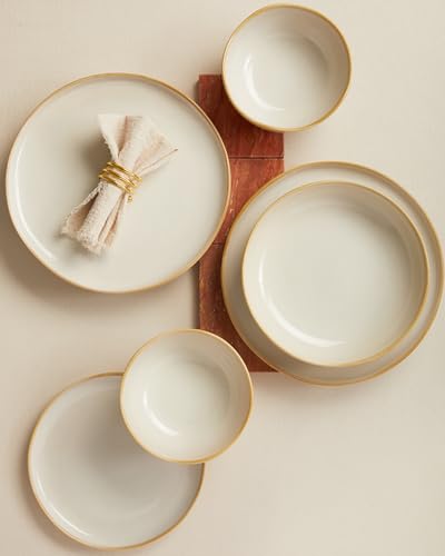 32 Piece Dinnerware Set for 8 with Pasta Bowls