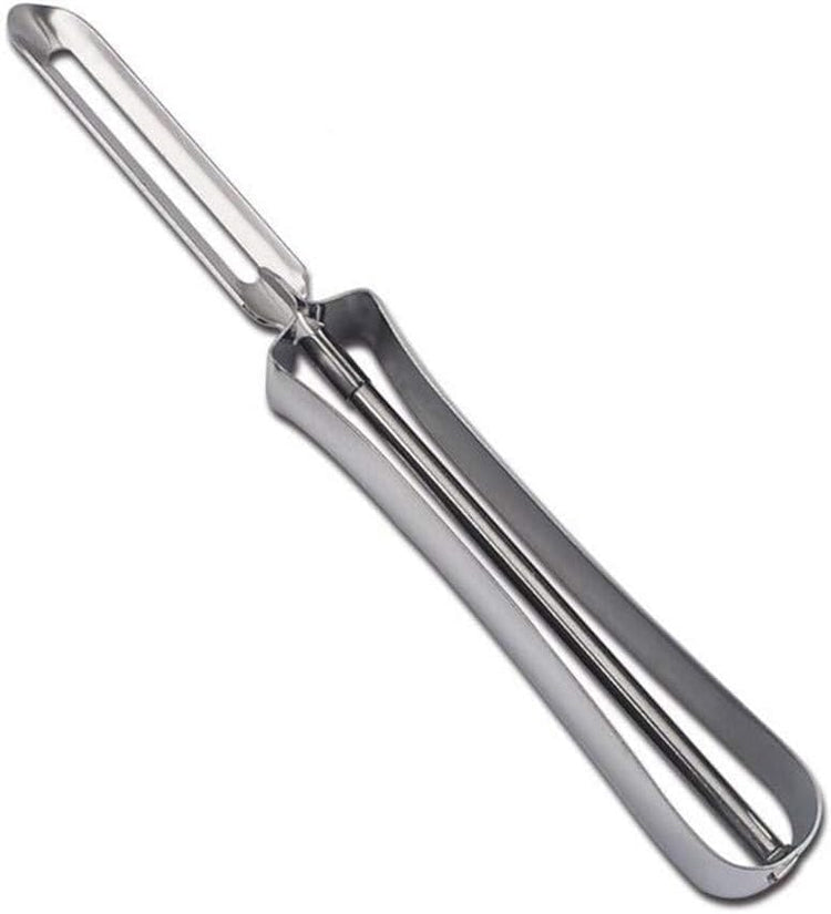 Aniso Kitchen vegetable peeler Stainless steel rotary peeler for vegetable and carrot fruit,with ergonomic safety and control handle-Dishwasher Safety