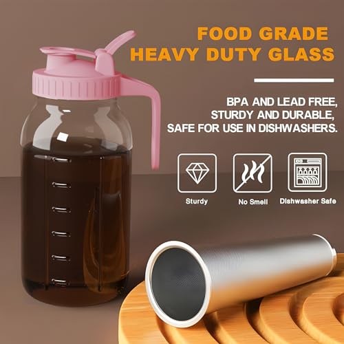 Cold Brew Coffee Maker (32 Ounces / Pink)
