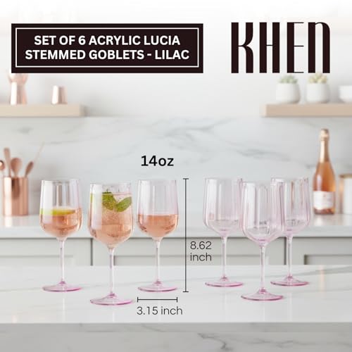 Acrylic Lucia Stemmed Goblets