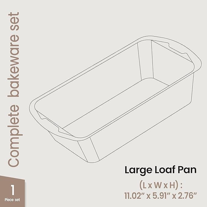 Nonstick Loaf Pan Set Pack of 1