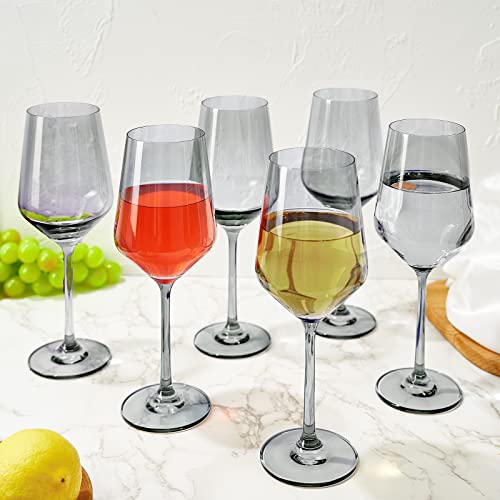 Colored Wine Glass Set (6 Count)