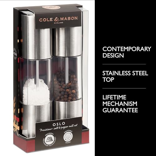 Oslo Precision Salt & Pepper Grinder Set 7.25"