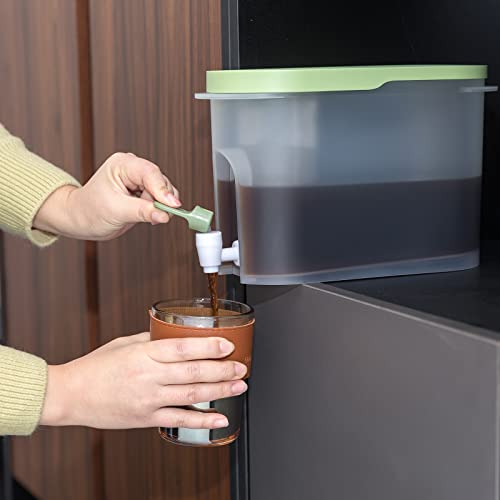 1 Gallon Cold Brew Coffee Maker with Stainless Steel Mesh Filter and Spigot