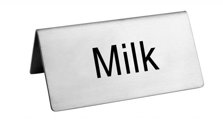 Stainless Steel Table Tent Sign (2 Count)