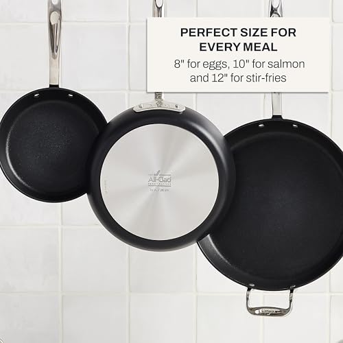 HA1 Hard Anodized Nonstick Fry Pan Set