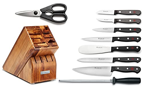 Gourmet 10 Piece Knife Block Set (10 Count)