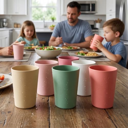 Wheat Straw & Bamboo Cups