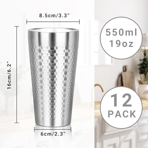 Metal Cup 19 oz Insulated Tumbler (diamond-patterned / 19oz,12pcs)