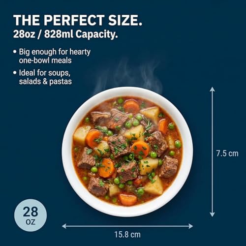 Vitrelle 28 oz Soup (6PC 28oz Bowls)