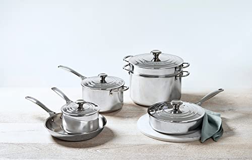 Tri Ply Stainless Steel 10 pc. Cookware Set