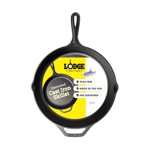 Pre Seasoned Cast Iron Skillet (Skillet / 12-inch)