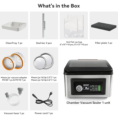 12" Chamber Vacuum Sealer for Food
