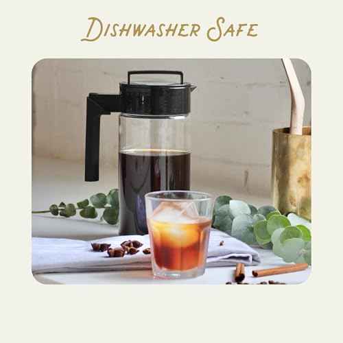 Deluxe Cold Brew Coffee Maker (Black / 1 qt)