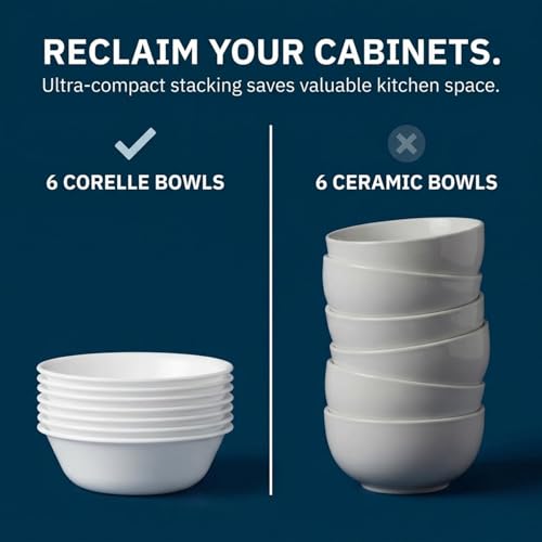 Vitrelle 6 Piece Soup (6PC 18oz Bowls)