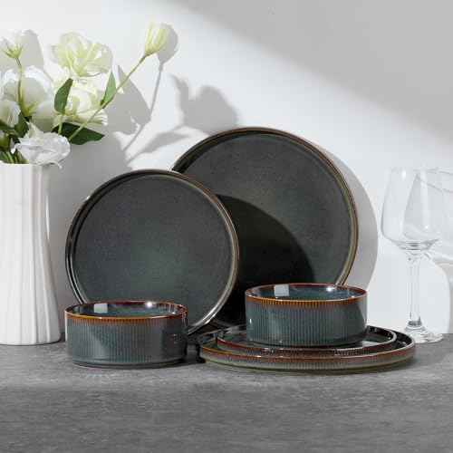 Stoneware Dinnerware Sets for 2