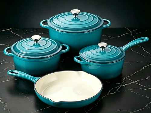 Enameled Cast Iron Cookware Set