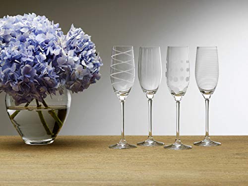 Crystal Cheers Champagne Flutes (4 Count)