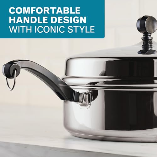 Classic Series Anniversary Edition Stainless Steel Sauté Pan and Lid with Helper Handle