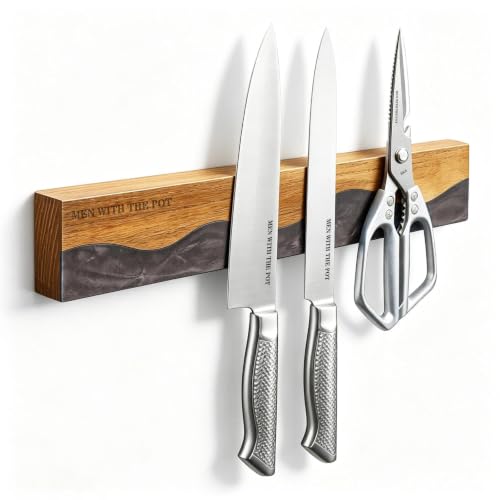 16" Magnetic Knife Holder for Wall (Black)