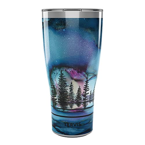 Traveler Inkreel The Heavens Triple Walled Insulated Tumbler Travel Cup Keeps Drinks Cold & Hot (Inkreel - The Heavens / 30oz Traveler with Slider Lid)