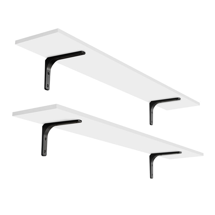 Long Wall Shelves (2 Count)