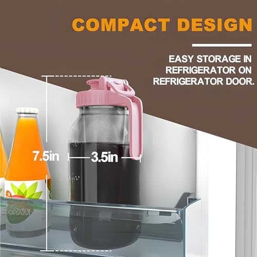 Cold Brew Coffee Maker (32 Ounces / Pink)