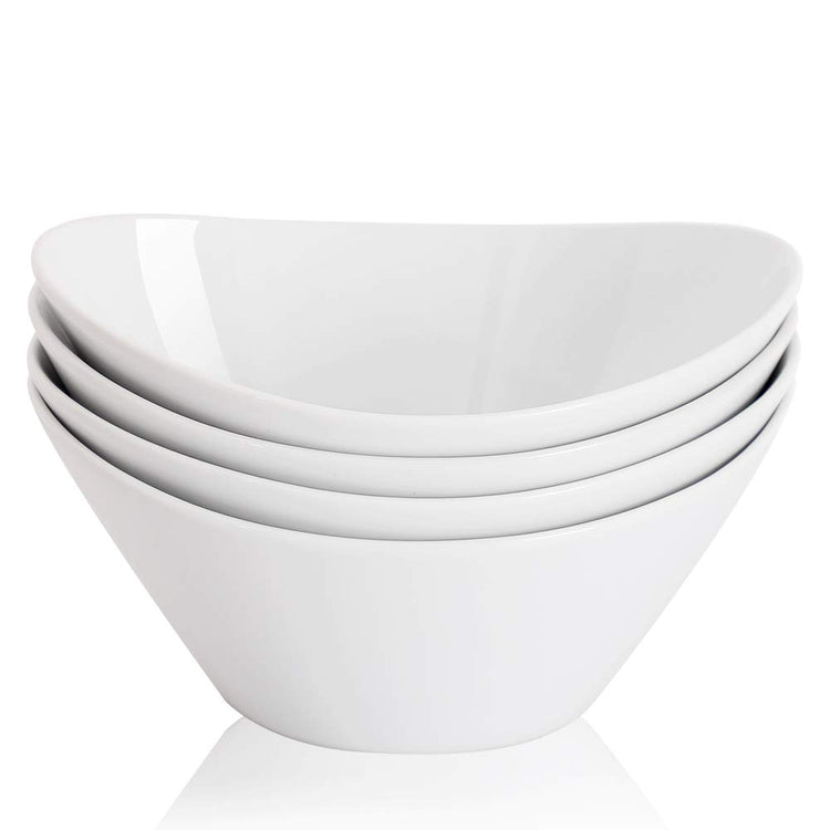 Porcelain Salad Bowls (4 Count)