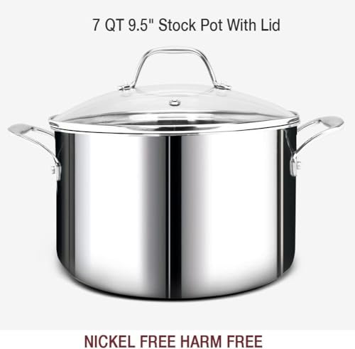 14 Piece Nickel Free Stainless Steel Cookware Set Whole