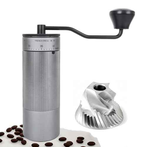 Mini Manual Coffee Grinder With 40 Adjustable Settings (M06 PRO / Steel Burr)