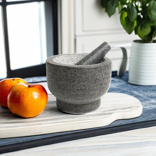by Frieling Goliath Natural Granite Mortar and Pestle Set