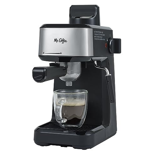4 Shot Steam Espresso Cappuccino and Latte Maker with Stainless Steel Frothing Pitcher