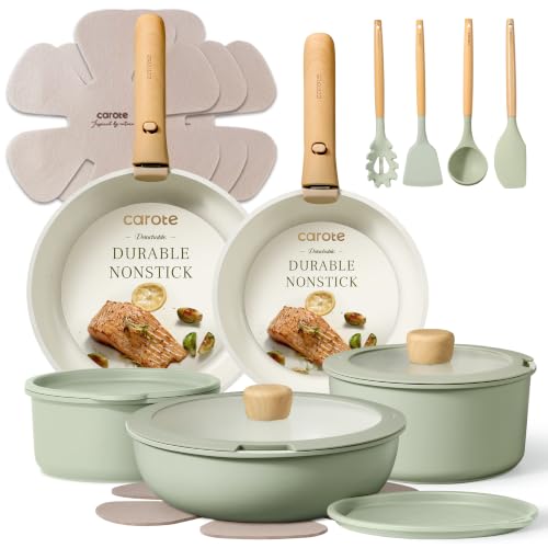 19pcs Pots and Pans Set Non Stick (11 Count)