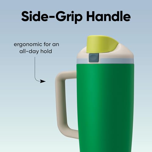 FreeSip Tumbler Stainless Steel Water Bottle 40 oz Putting Green (Putting Green / 40 Ounces)