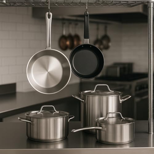 Stainless Steel Cookware Set (15 Count)