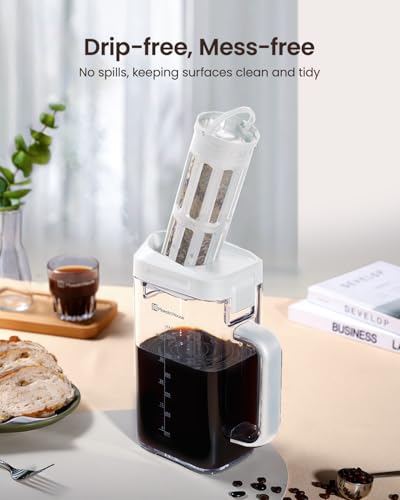 Cold Brew Coffee Maker (White / 40 oz)
