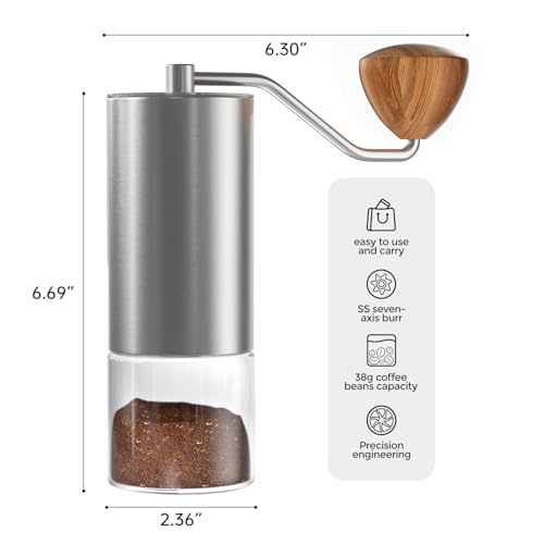 Manual Stainless Steel Coffee Been Grinder