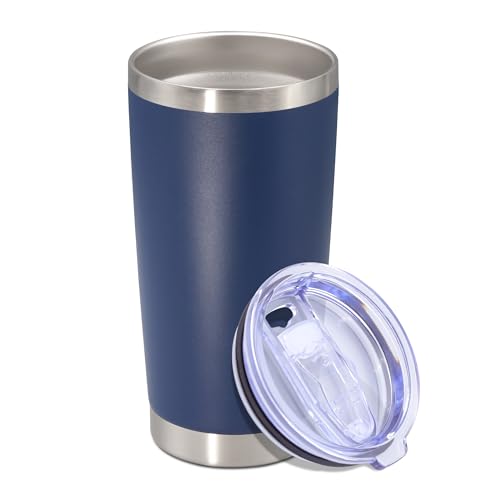 20 oz Tumbler Insulated Tumblers Stainless Steel Coffee Mug (Navy)