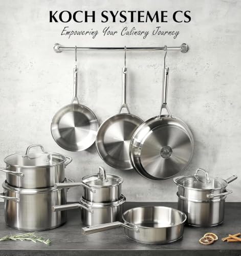 Stainless Steel Cookware Set 17 Piece