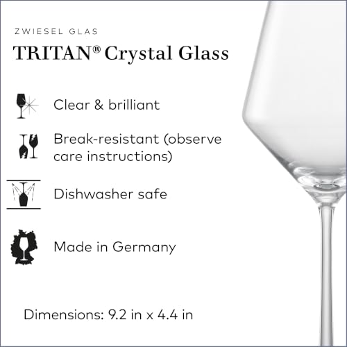 ZWIESEL GLAS Pure Beaujolais Red Wine Glasses (6 Count)