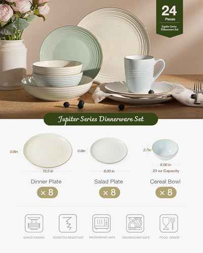 Jupiter Dinnerware Sets (24 Count)