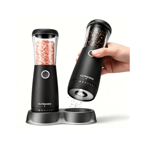 Electric Salt and Pepper Grinder Set