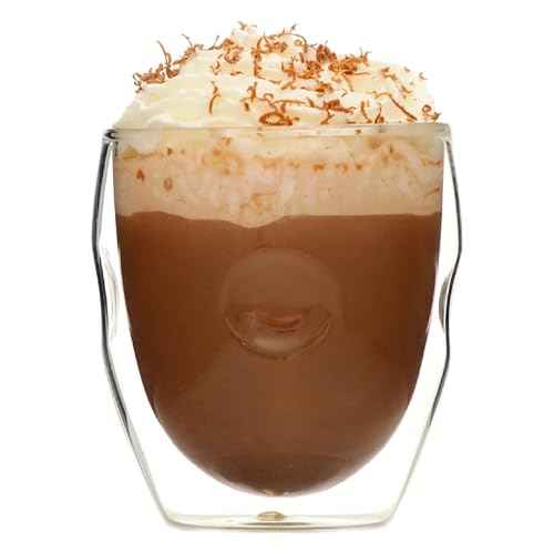 Moderna Artisan Series Double Wall 8 oz Beverage Glasses (8 Ounces)