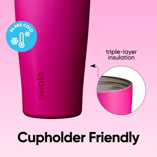 FreeSip Tumbler Stainless Steel Water Bottle 40 oz Read My Lips (Read My Lips / 40 Ounces)