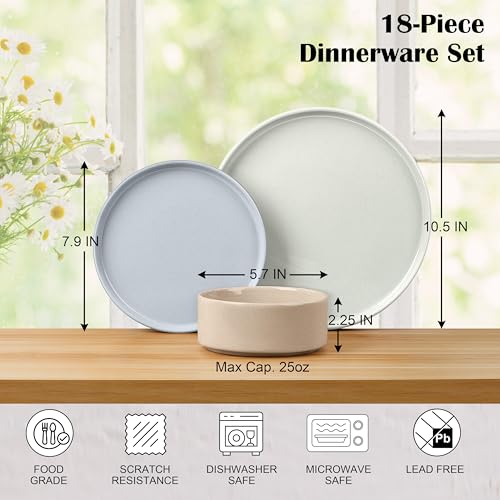 Dinnerware Sets for 6 (18 Count)