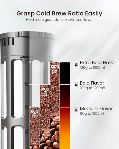 Cold Brew Coffee Maker (Black / 40 oz)